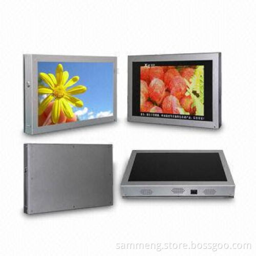22-inch LCD Digital Signage with Metal Case, Built-in 2GB CF Card and Safety Side Lock